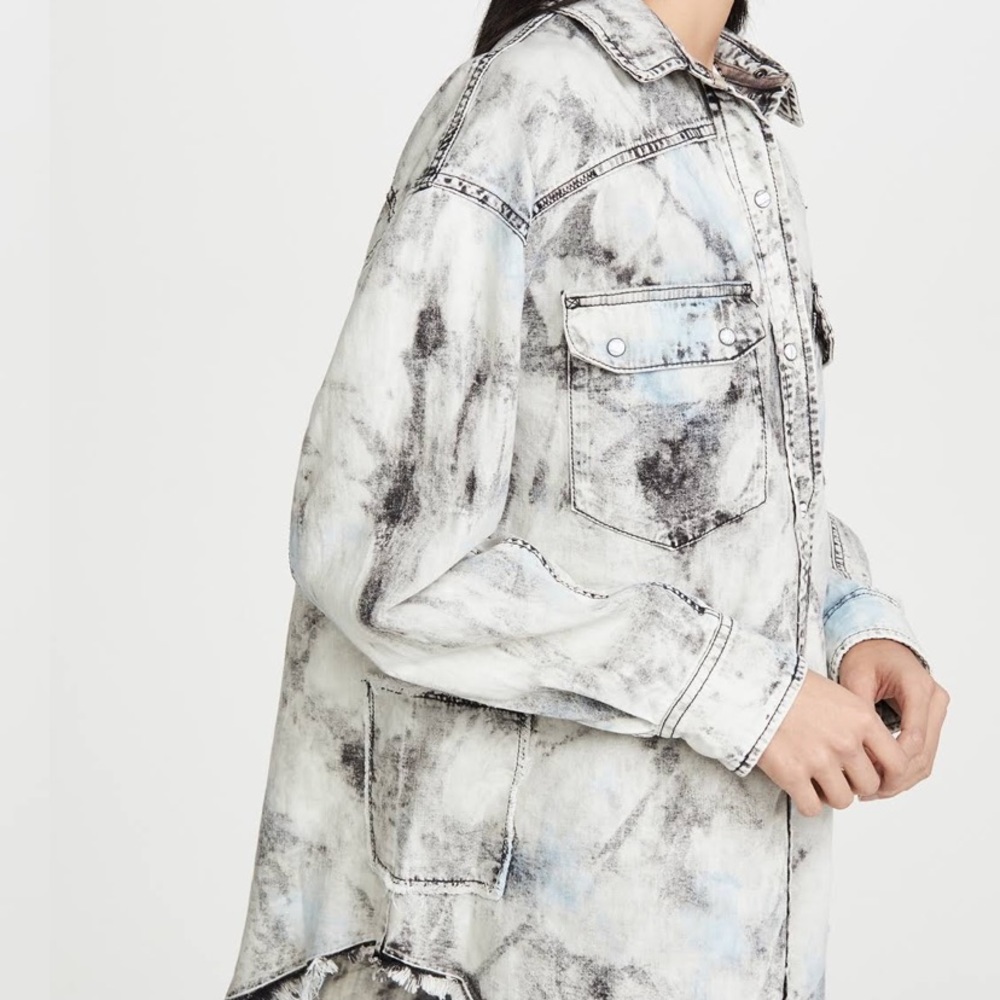 Sold Free People Washed Black Lovestruck Jacket